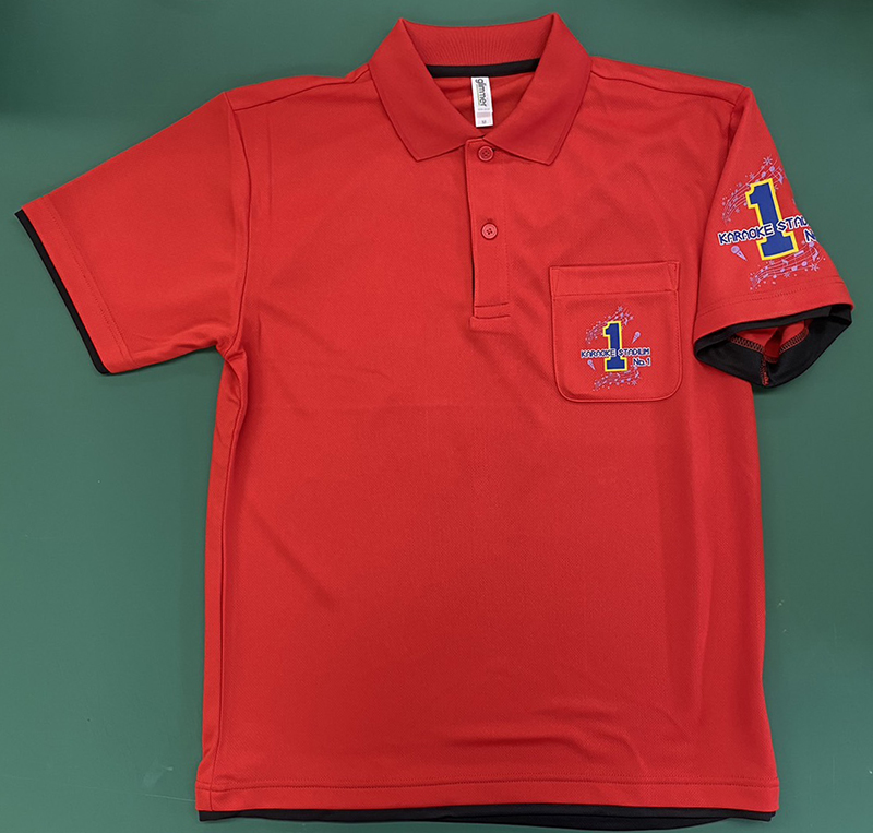 スタッフポロシャツ　カラオケスタジアムNo.1　様